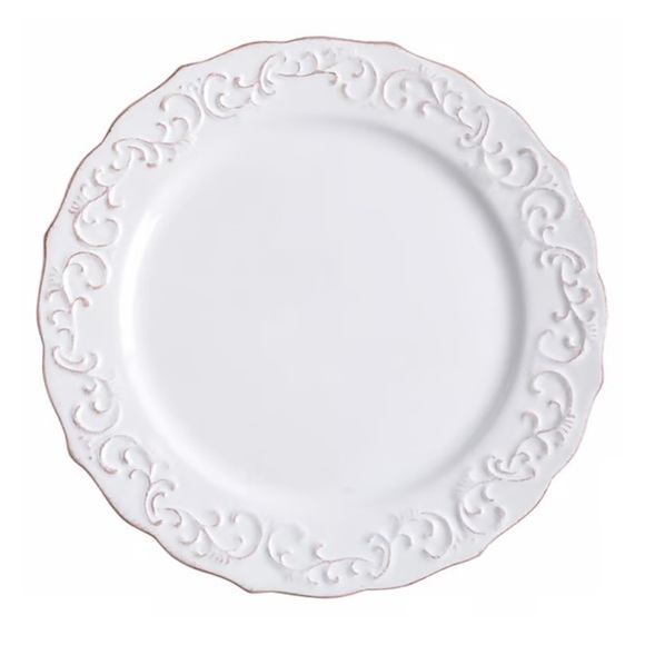 Pair of Pier One Antique Scroll Salad Plates - Picture 1 of 3